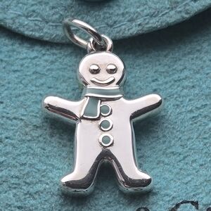 Tiffany & Co. Blue Enamel Gingerbread Charm